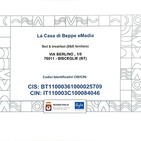 ベッド・アンド・ブレックファスト La Casa Di Beppe E Madia